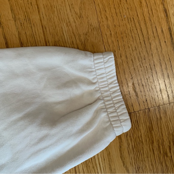 Girlfriend Collective 50/50 Classic Joggers in Ecru Size Small - Picture 4 of 7